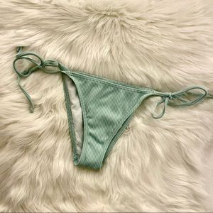 ASOS Mint Ribbed String Bikini Bottom 6